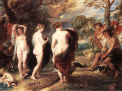Peter Paul Rubens, The Judgement of Paris, 1636 (National Gallery, London) Peter Paul Rubens, The Judgement of Paris, 1636 (National Gallery, London)