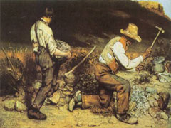Gustave Courbet, The Stonebreakers, 1849 (destroyed in World War II) Gustave Courbet, The Stonebreakers, 1849 (destroyed in World War II)