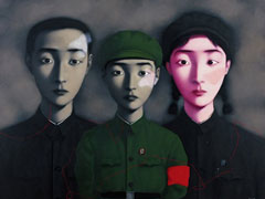 Zhang Xiaogang, Bloodline, The Big Family No3, 1995 (Private Collection) Zhang Xiaogang, Bloodline, The Big Family No3, 1995 (Private Collection)